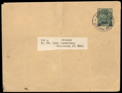 1902, Deutsche Auslandspost Türkei, S 2, Brief