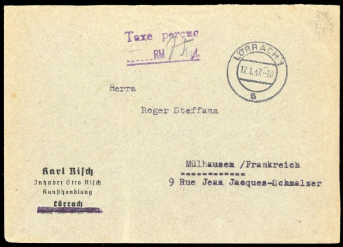 1947, Französische Zone Baden, Brief