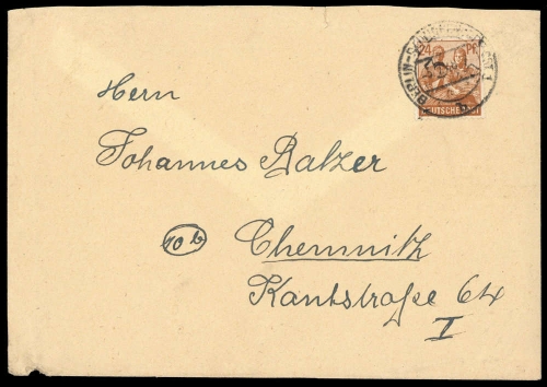 1948, Berlin Vorläufer, Pelikan 479, Brief