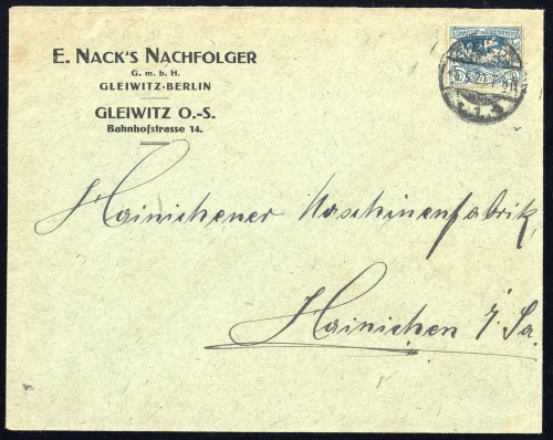 1921, Oberschlesien, 18, Brief