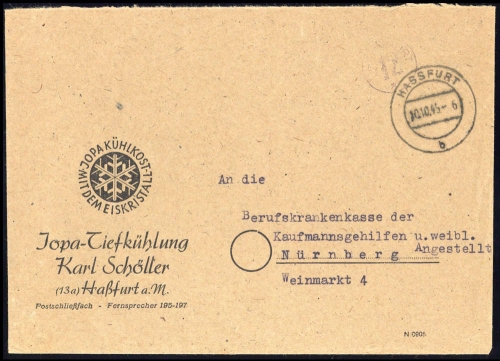 1945, Sowjetische Zone, Brief