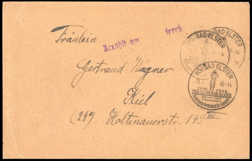 1948, Sowjetische Zone, Brief