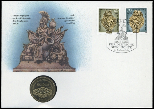 1990, DDR, 3318-19, Brief