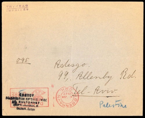 1947, Dänemark, Brief
