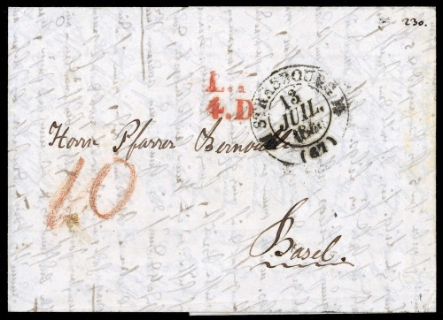 1840, Frankreich, Brief
