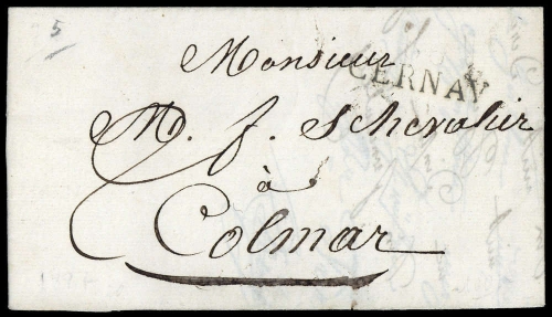 1827, Frankreich, Brief