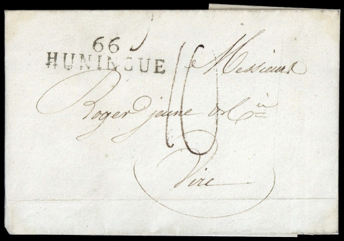 1828, Frankreich, Brief