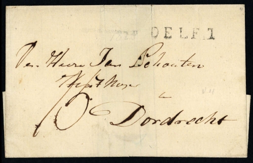 1828, Niederlande, Brief