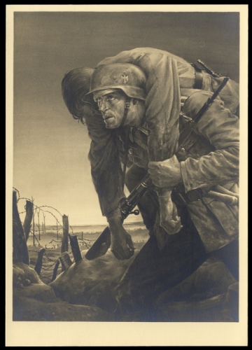 1940, III. Reich Propaganda,Haus der Kunst,, HDK 114