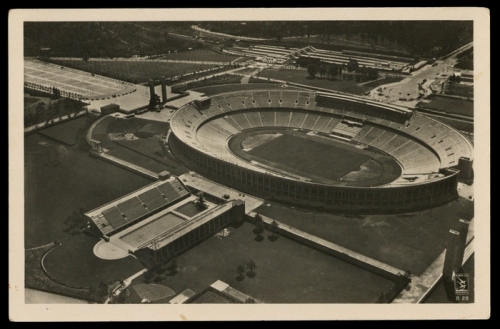1936, Sport u. Spiel,Olympia Berlin 1936,Werbepostkarten, Brief