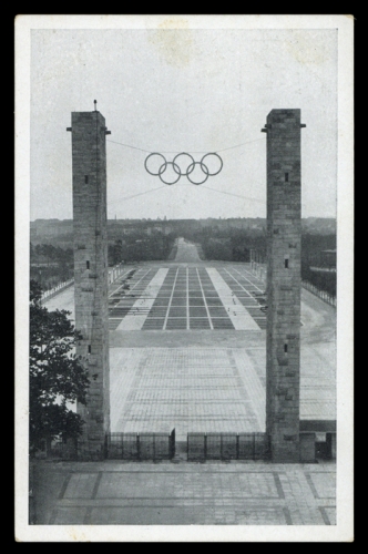 1936, Sport u. Spiel,Olympia Berlin 1936,Werbepostkarten, Brief