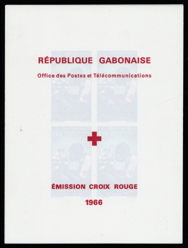 1966, Gabun, Bl. 4+5, **