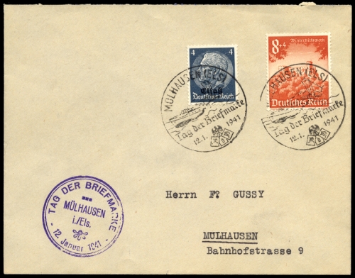 1941, Postgeschichte,Tag der Briefmarke,Deutschland bis 1945, ...