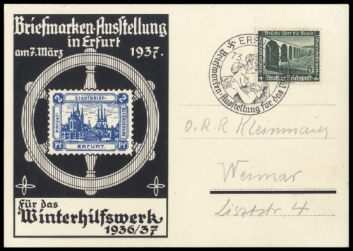 1936, Postgeschichte,Tag der Briefmarke,Deutschland bis 1945, ...