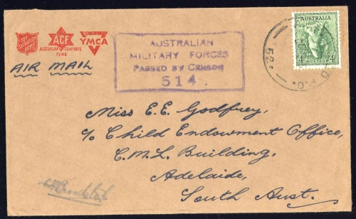 1943, Australien, 144, Brief