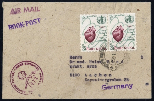 1972, Expeditionen,Himalaya,, N. 276 (2), Brief