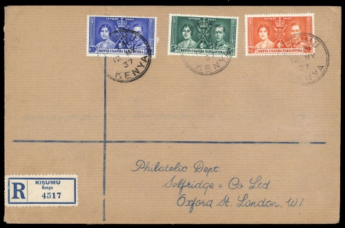 1937, Ostafrikanische Gemeinschaft, 49-51, FDC