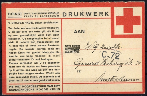 1926, Int.Organisationen,Rotes Kreuz,, Brief