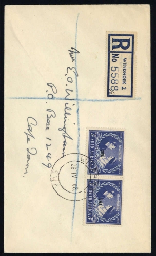 1948, Namibia, 258-59 ZD, FDC