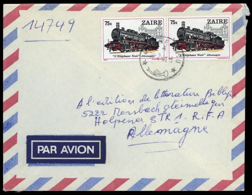 1980, Zaire, 627 (2), Brief