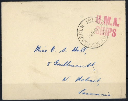 1940, Australien, Brief