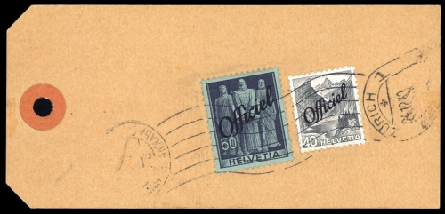 1942, Schweiz Dienstmarken für Bundesbehörden, 54-55