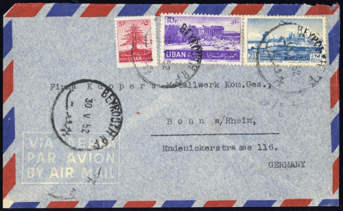 1952, Libanon, 460, 468, 466, Brief