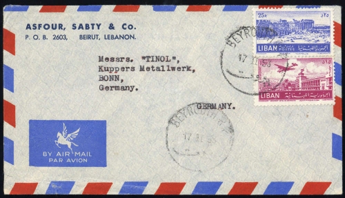 1952, Libanon, 470, 475, Brief