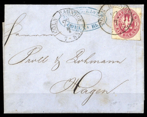 Altdeutschland Preussen, 16, Brief