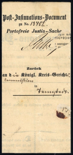 1862, Altdeutschland Preussen, Brief