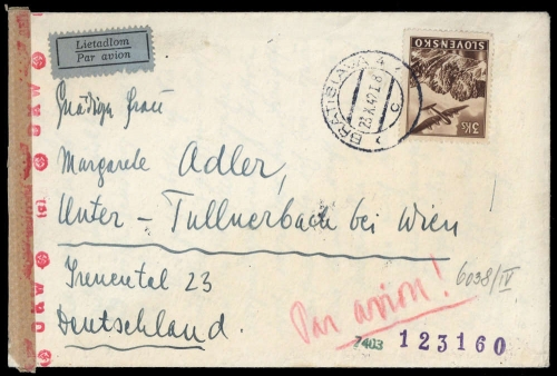 1939, Slowakei, 52, Brief