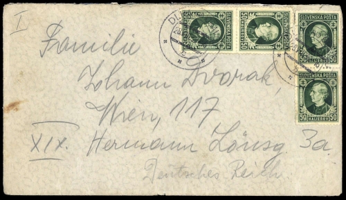 1939, Slowakei, 39 (4), Brief