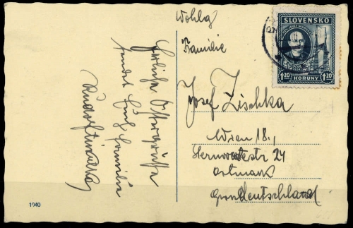 1939, Slowakei, 47, Brief