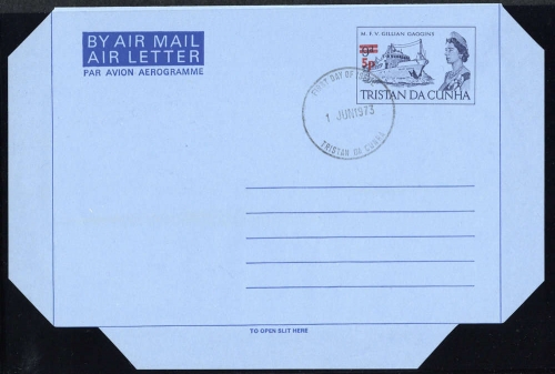 1973, Tristan da Cunha, LF 3, FDC