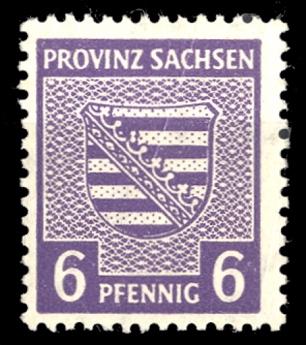 1945, SBZ Provinz Sachsen, 76 X c, **