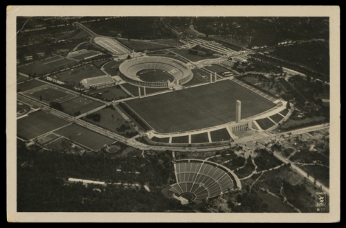 1936, Sport u. Spiel,Olympia Berlin 1936,Sportstätten, 611, Brief
