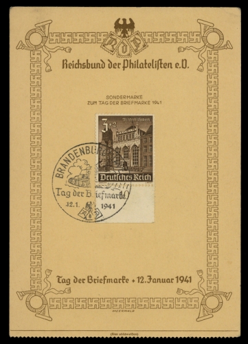 1941, Postgeschichte,Tag der Briefmarke,Deutschland bis 1945, Brief
