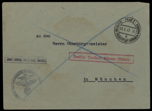 1943, Böhmen und Mähren, Brief
