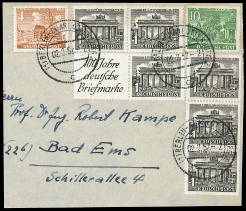 1949, Berlin, W 1 u.a., Briefst.
