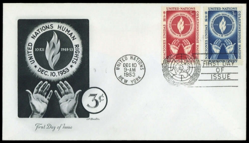 1953, UNO New York, 25-26, FDC