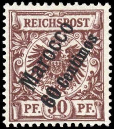 1899, Deutsche Auslandspost Marokko, 6, *