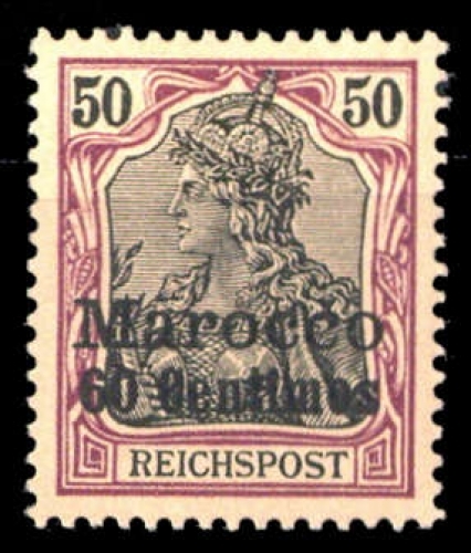 1900, Deutsche Auslandspost Marokko, 14, *