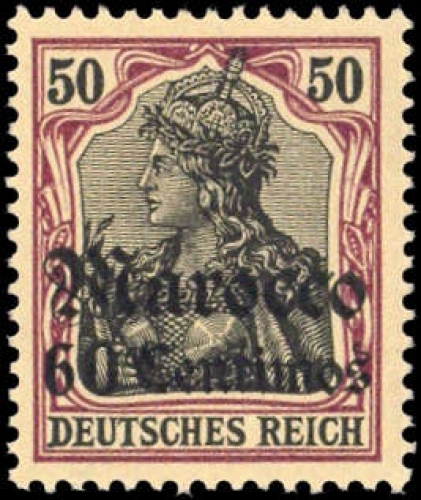 1905, Deutsche Auslandspost Marokko, 28, **