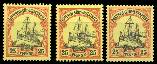 1901, Deutsche Kolonien Südwestafrika, 15 (3), **