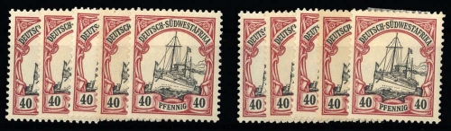 1901, Deutsche Kolonien Südwestafrika, 17 (10), *