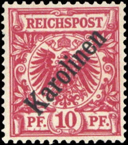 1899, Deutsche Kolonien Karolinen, 3 I, *