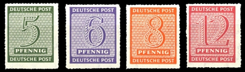 1945, SBZ Westsachsen, 116-19 DX, **