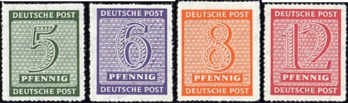 1945, SBZ Westsachsen, 116-19 DX, **
