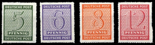 1945, SBZ Westsachsen, 116-19 DX, **