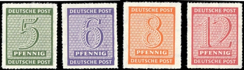 1945, SBZ Westsachsen, 116-19 DX, **